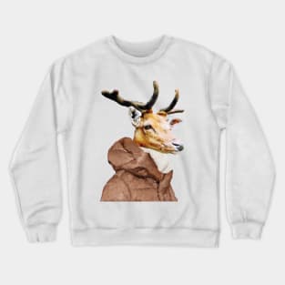 Deer Portrait Crewneck Sweatshirt